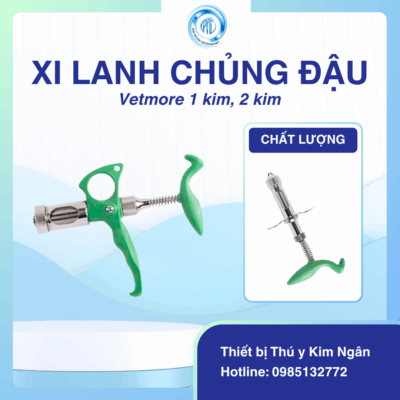 Xi lanh chủng đậu 1 kim, 2 Kim