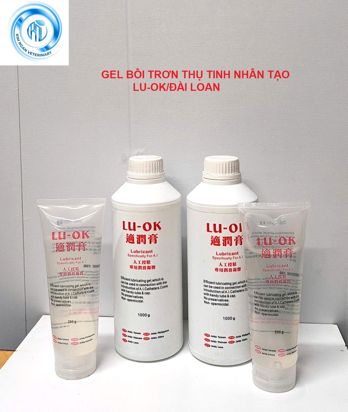 Gel bôi trơn LU-OK, Gel hỗ trợ thụ tinh nhân tạo - Dùng trong thú y Gel bôi trơn LU-OK, Gel hỗ trợ thụ tinh nhân tạo - Dùng trong thú y