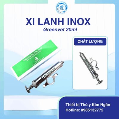 Xi lanh Inox Greenvet 20ml