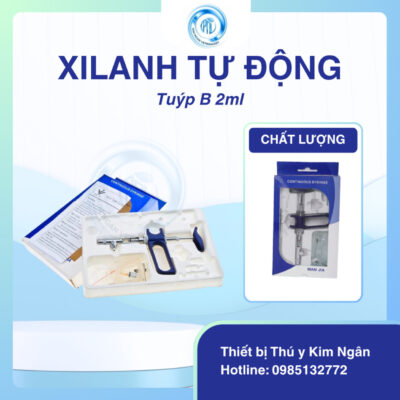 Xi lanh tự động tiêm gia cầm cao cấp Tuýp B 2ml