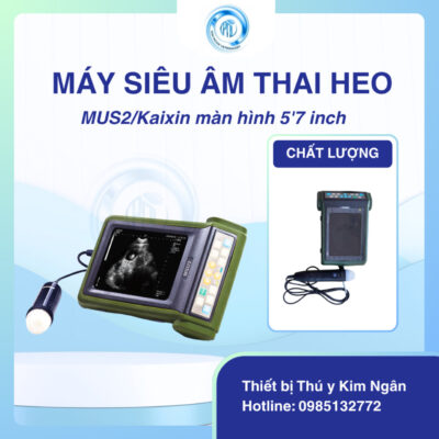 Máy siêu âm thai heo MUS2/Kaixin màn hình 5'7 inch