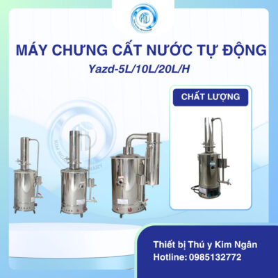 Máy chưng cất nước tự động Yazd-5L/10L/20L/H