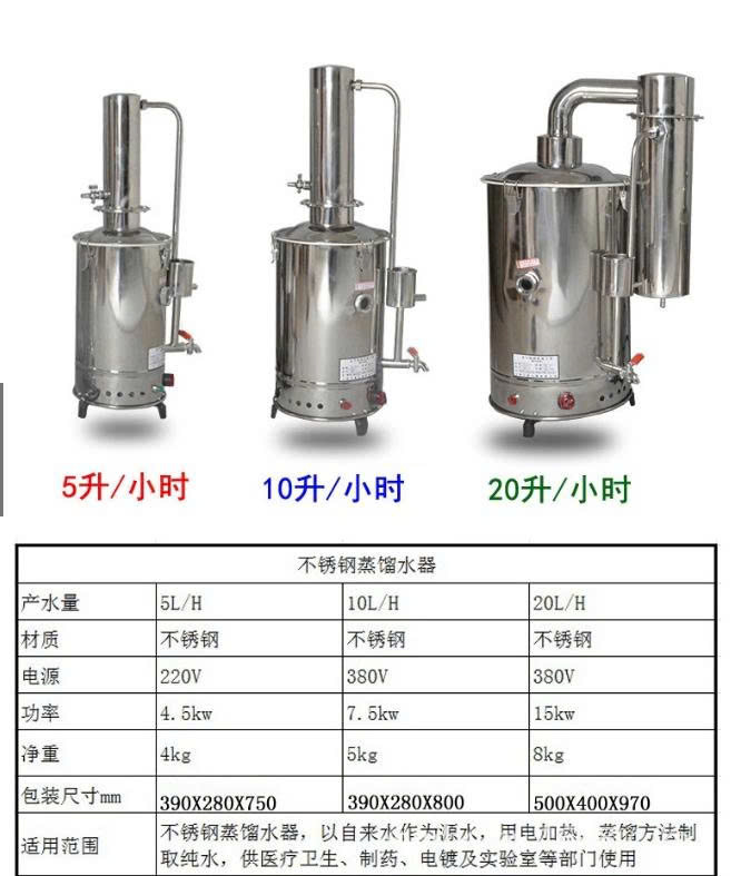 Máy chưng cất nước tự động Yazd-5L/10L/20L/H Máy chưng cất nước tự động Yazd-5L/10L/20L/H